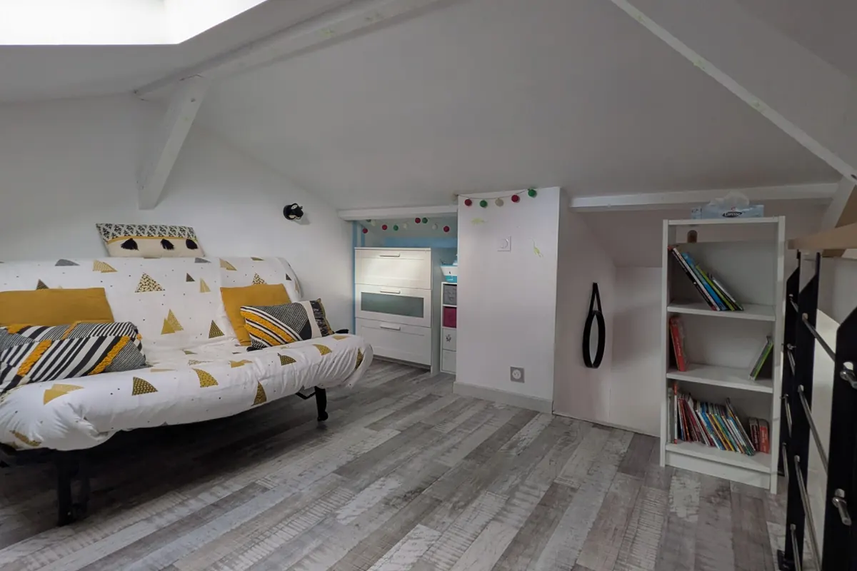 Clic-clac 2 personnes sous les combles au gîte Le Loumama