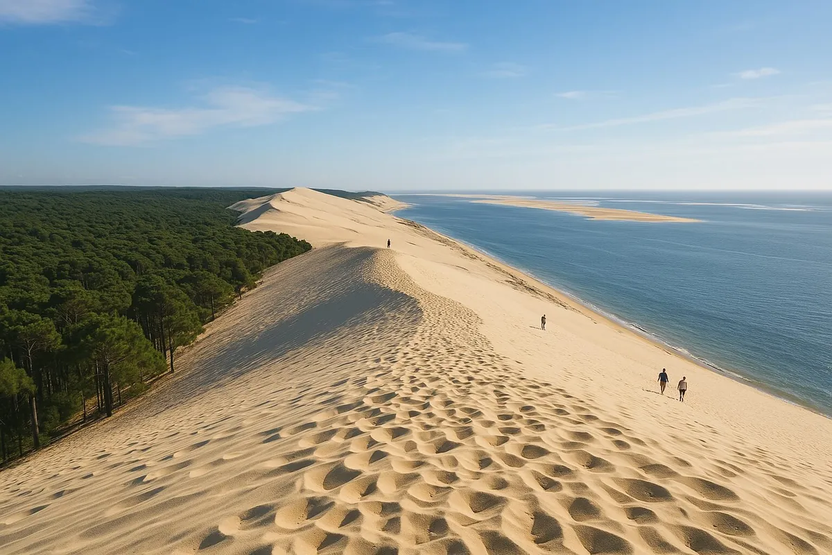 Dune du Pilat : vue panoramique sur l’océan et la forêt